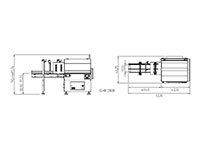 GHR Series 728 Pound (lb) Machine Net Weight Speed Belt Conveyor