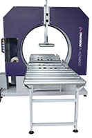 Compacta 12 and 58 Revolutions Per Minute (rpm) Maximum Rotation Speed Manual Horizontal Stretch Wrapping Machine - 4