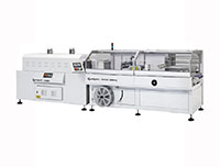 HS Servo Series 20.48 Inch (in) Cross Sealing Bar Length Box Motion Side Sealer with Shrink Tunnel